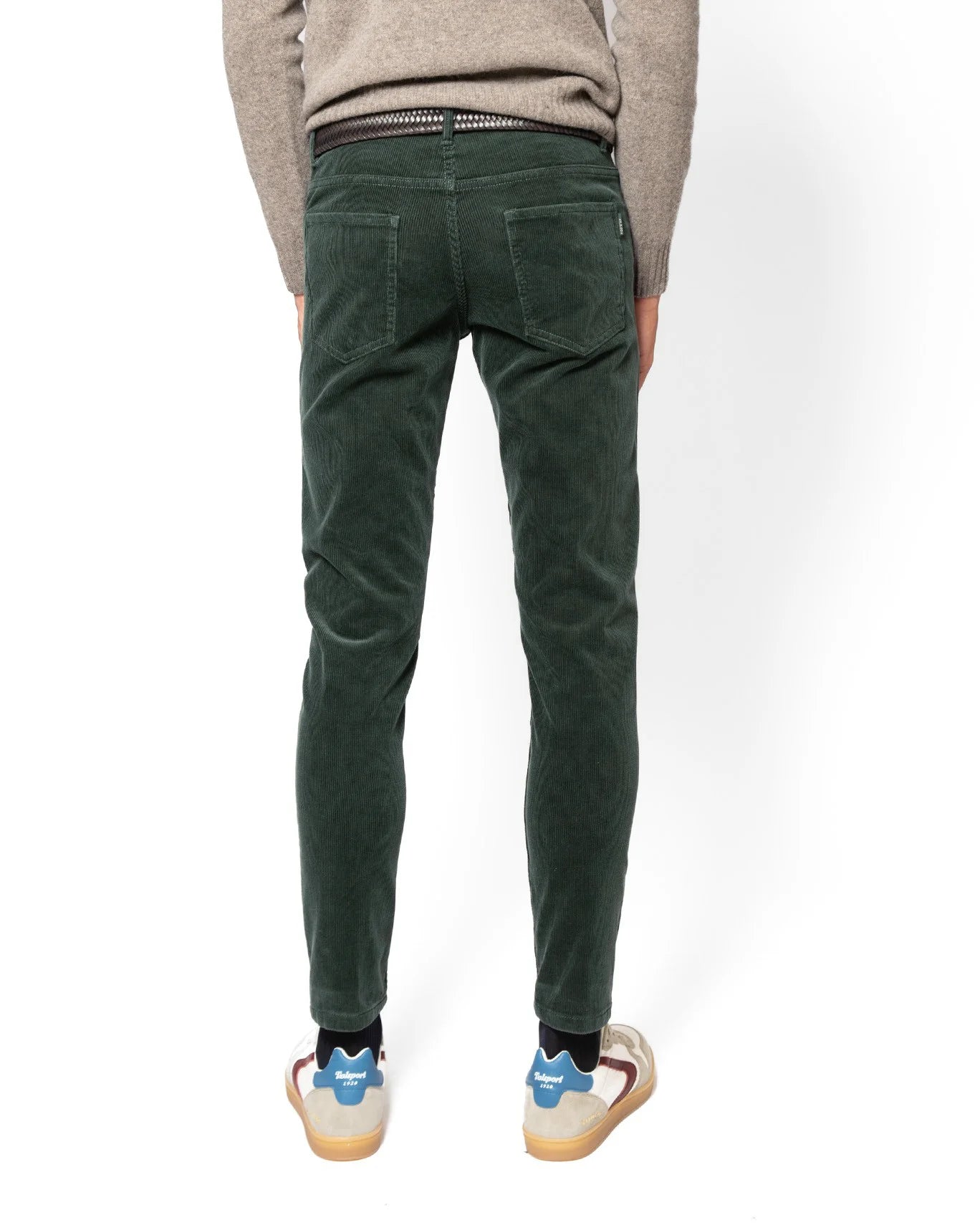 PANTALÓN DE PANA 5 BOLSILLOS VERDES ATPCO
