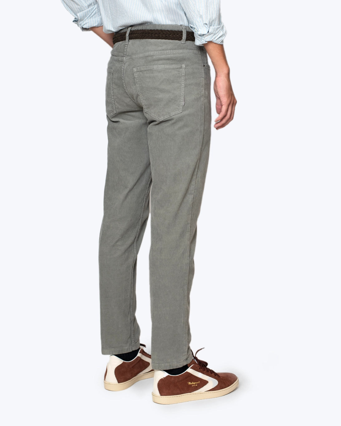 PANTALÓN DE PANA 5 BOLSILLOS GRIS AT.P.CO