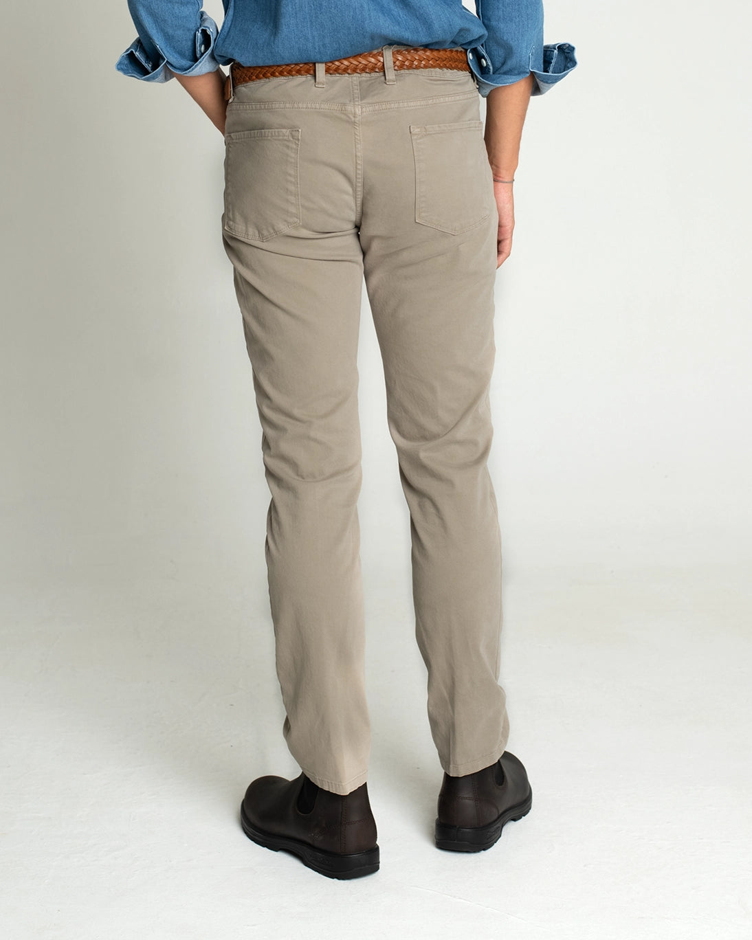PANTALÓN DE 5 BOLSILLOS TOPO TWAY