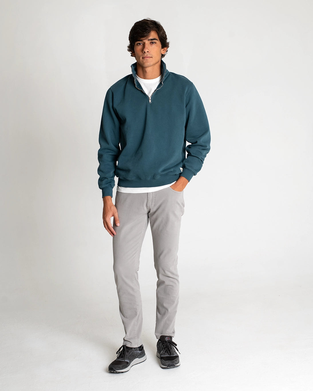 PANTALÓN GRIS DE 5 BOLSILLOS TWAY