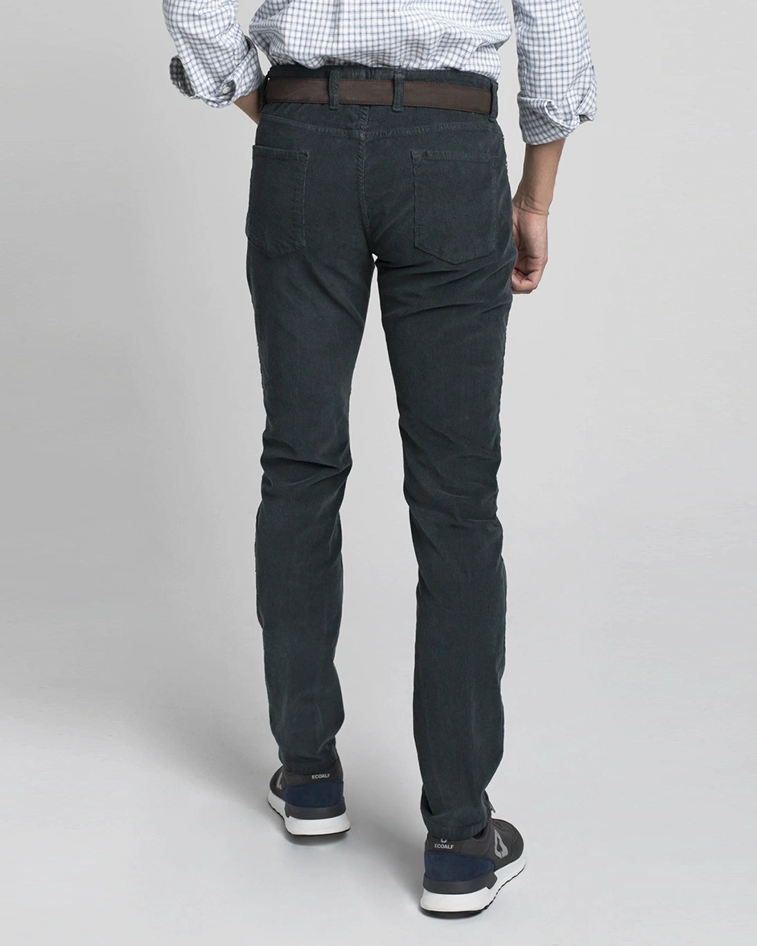 PANTALÓN 5 BOLSILLOS DE PANA AZUL TWAY