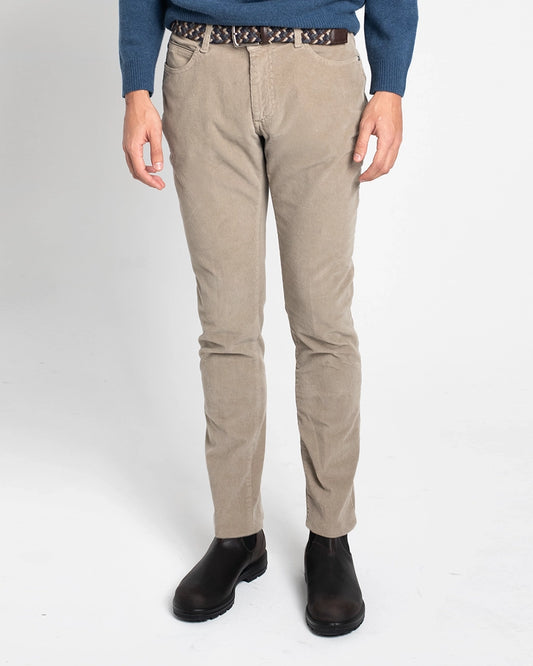 PANTALÓN 5 BOLSILLOS DE PANA TOPO TWAY