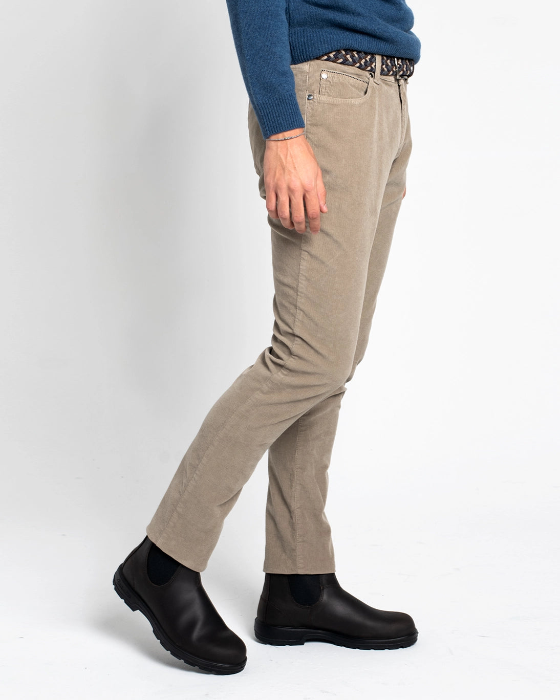 PANTALÓN 5 BOLSILLOS DE PANA TOPO TWAY