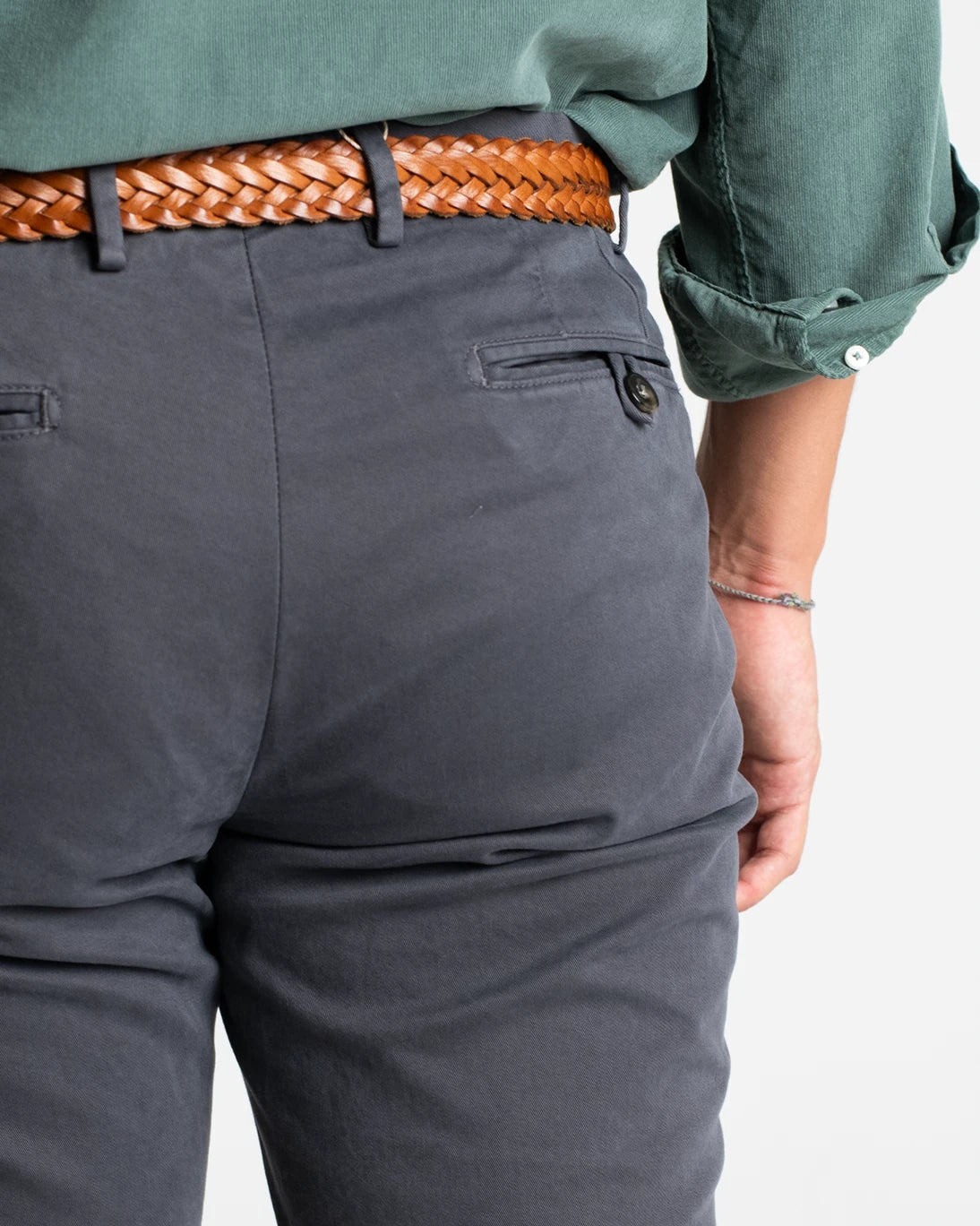 PANTALÓN CHINO GRIS TWAY
