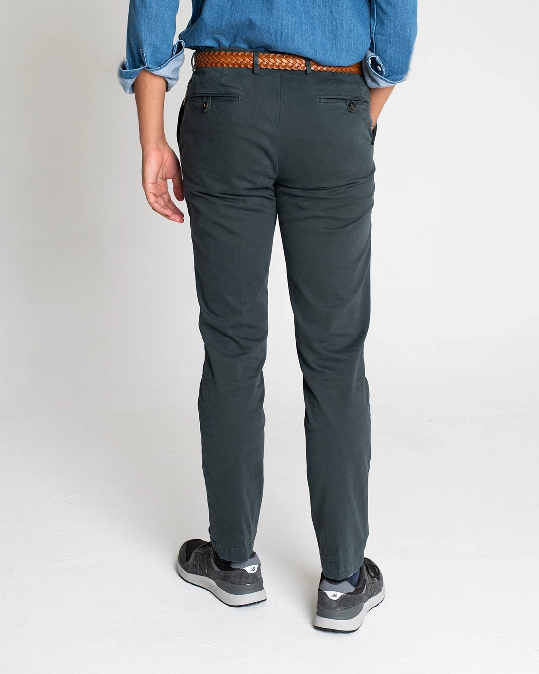 PANTALÓN CHINO AZUL PETRÓLEO TWAY