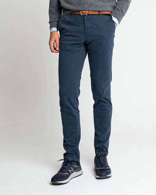PANTALÓN CHINO AZUL TWAY