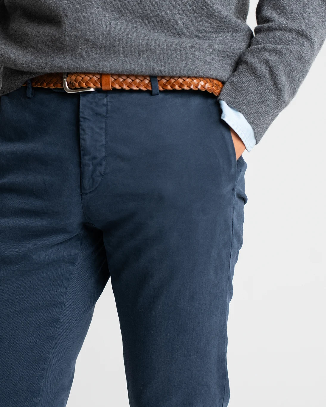 PANTALÓN CHINO AZUL TWAY