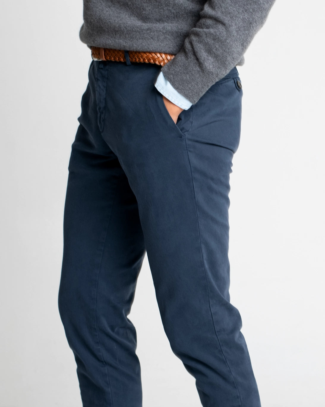 PANTALÓN CHINO AZUL TWAY