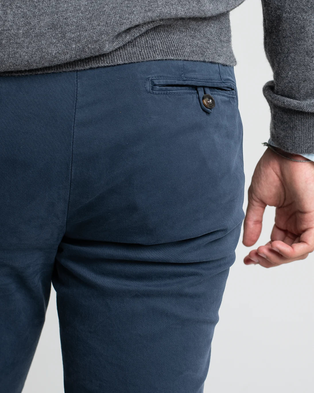 PANTALÓN CHINO AZUL TWAY