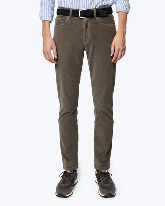 PANTALÓN 5 BOLSILLOS DE PANA MARRÓN SEVENTY