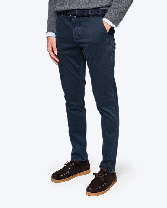 PANTALÓN CHINO AZUL SLIM FIT BOMBOOGIE