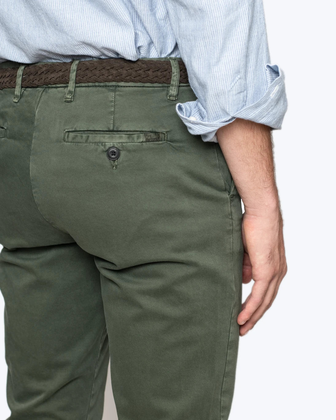 PANTALÓN CHINO VERDE SLIM FIT BOMBOOGIE