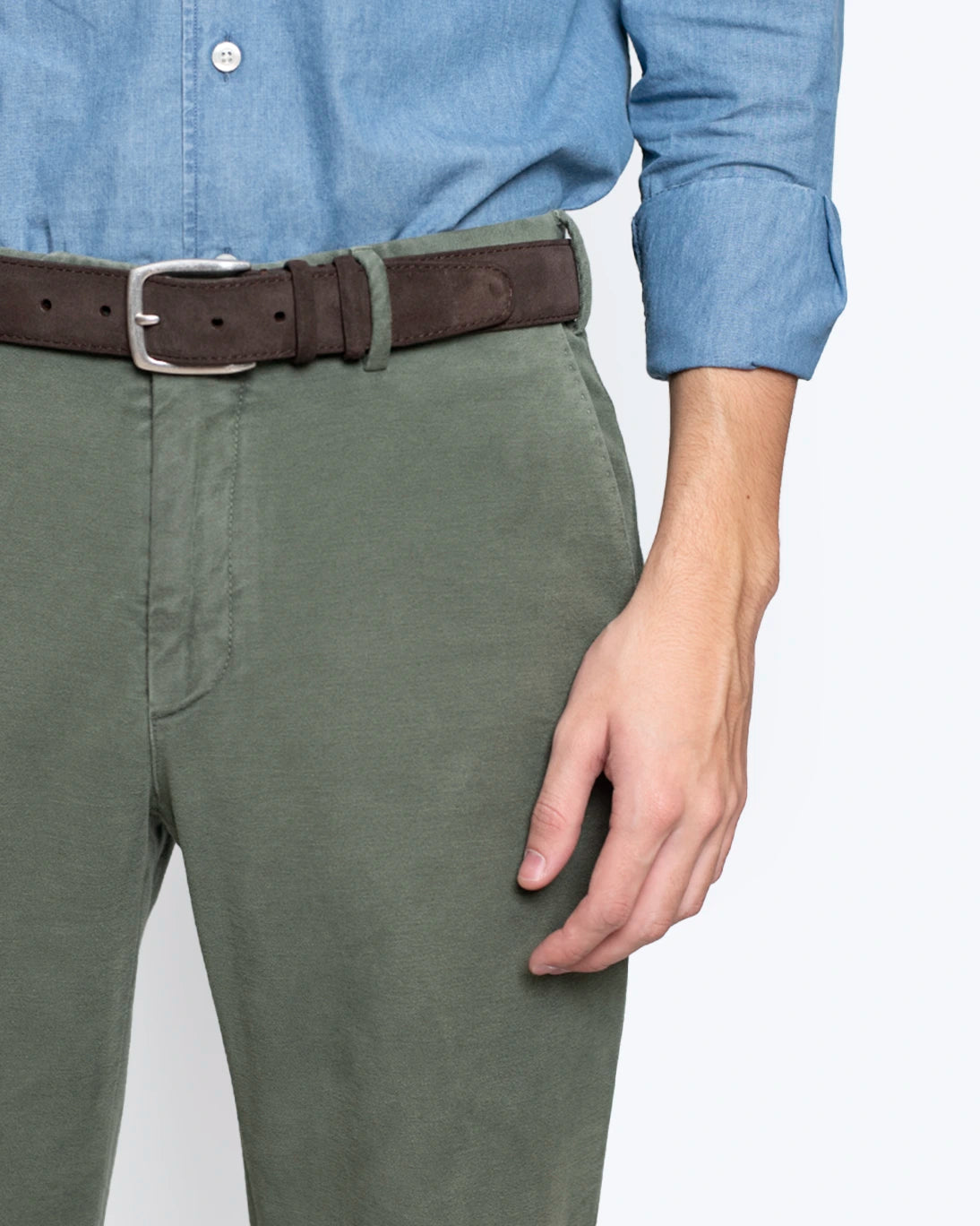 PANTALÓN CHINO VERDE L.B.M. 1911