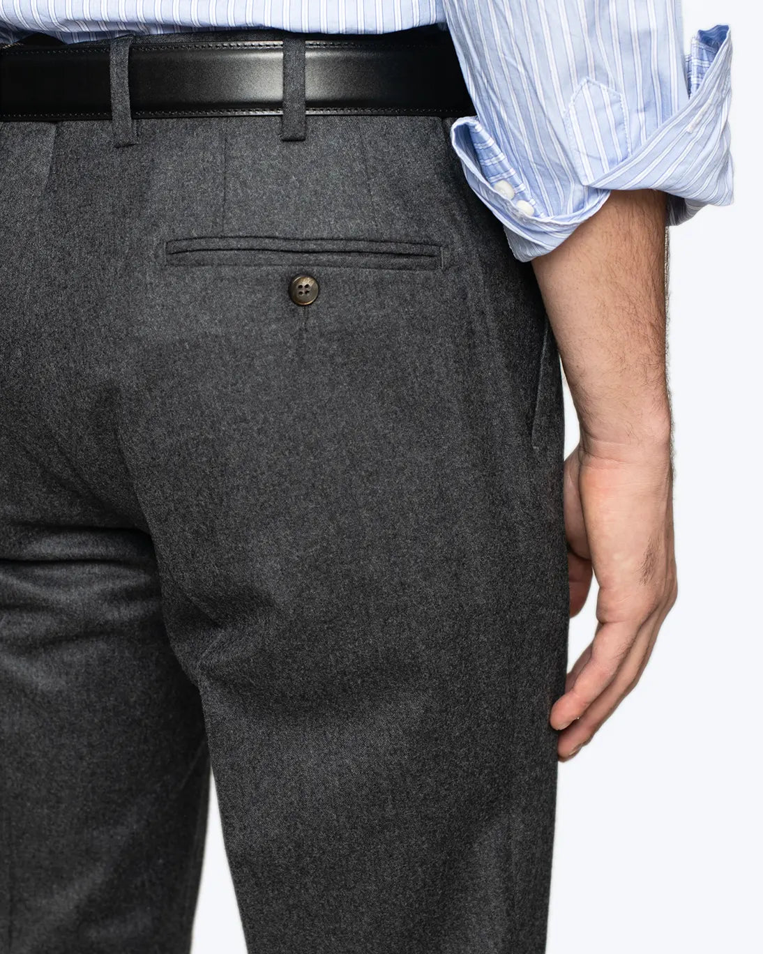 PANTALÓN GRIS CHINO CON PINZA L.B.M. 1911