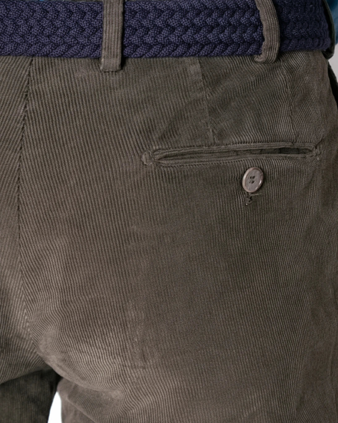 PANTALÓN CHINO DE PANA MARRÓN SANTANIELLO