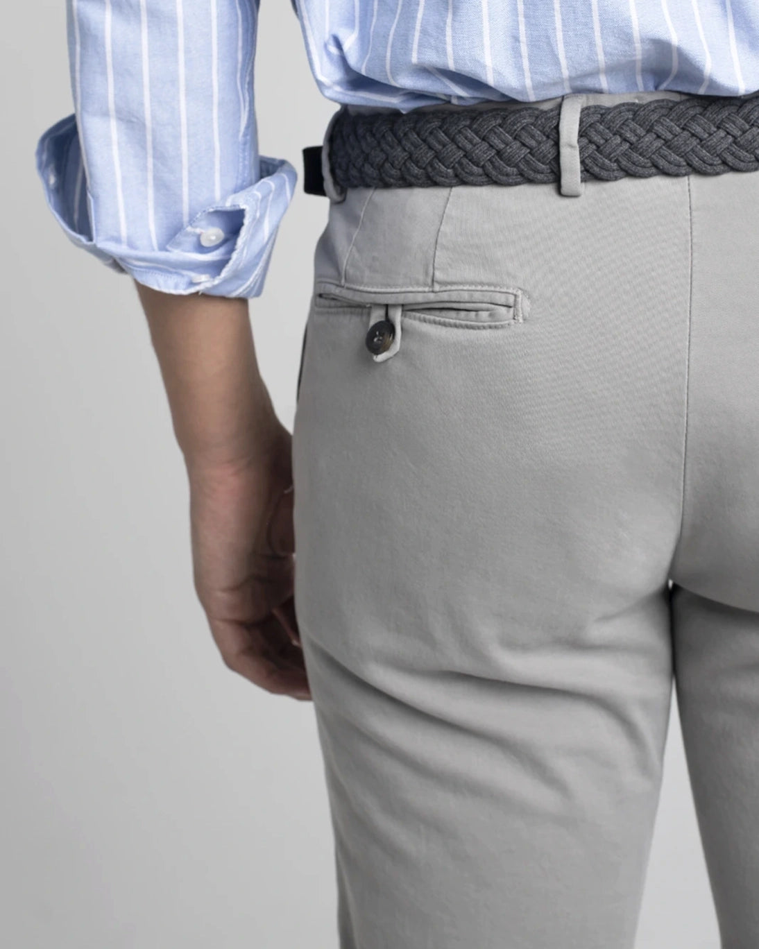 PANTALÓN CHINO GRIS CLARO TWAY