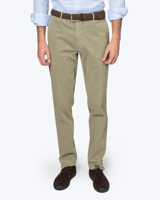 PANTALÓN CHINO VERDE CLARO SANTANIELLO