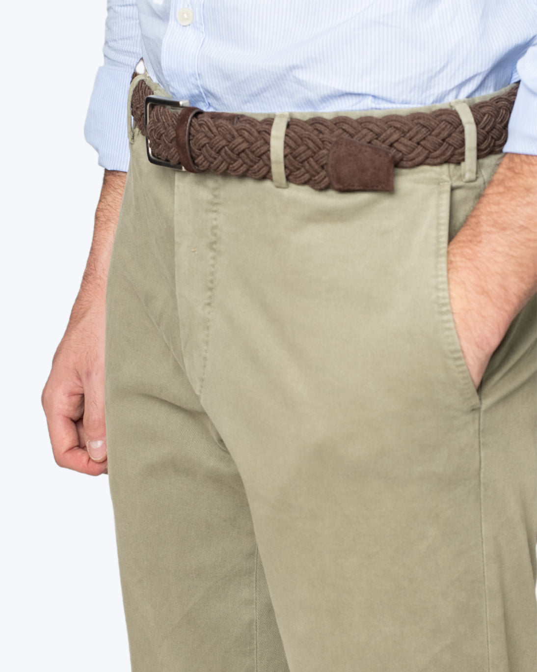 PANTALÓN CHINO VERDE CLARO SANTANIELLO