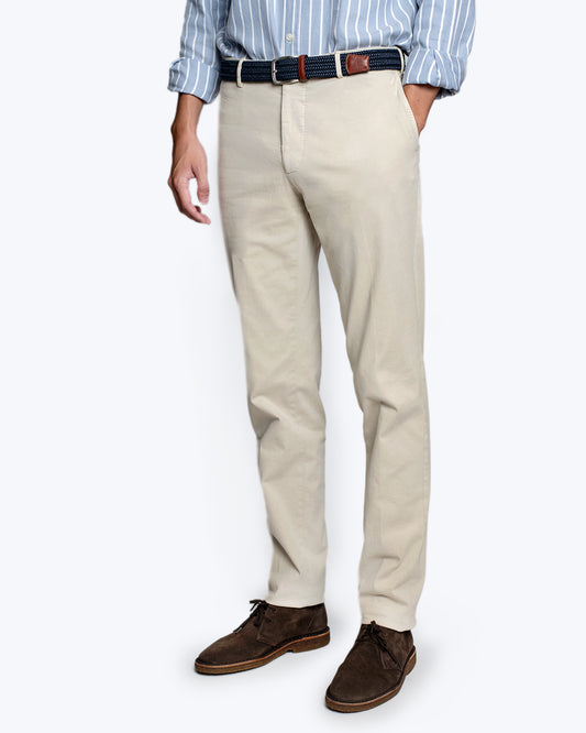 PANTALÓN CHINO BEIGE CLARO SANTANIELLO