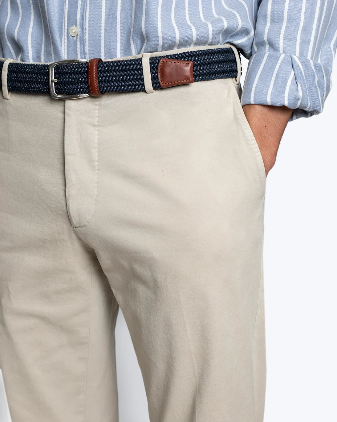 PANTALÓN CHINO BEIGE CLARO SANTANIELLO