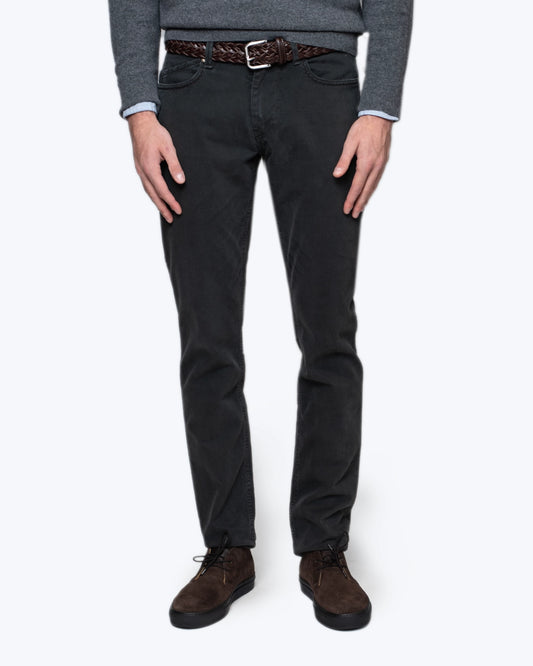 PANTALÓN 5 BOLSILLOS GRIS OSCURO RE-HASH