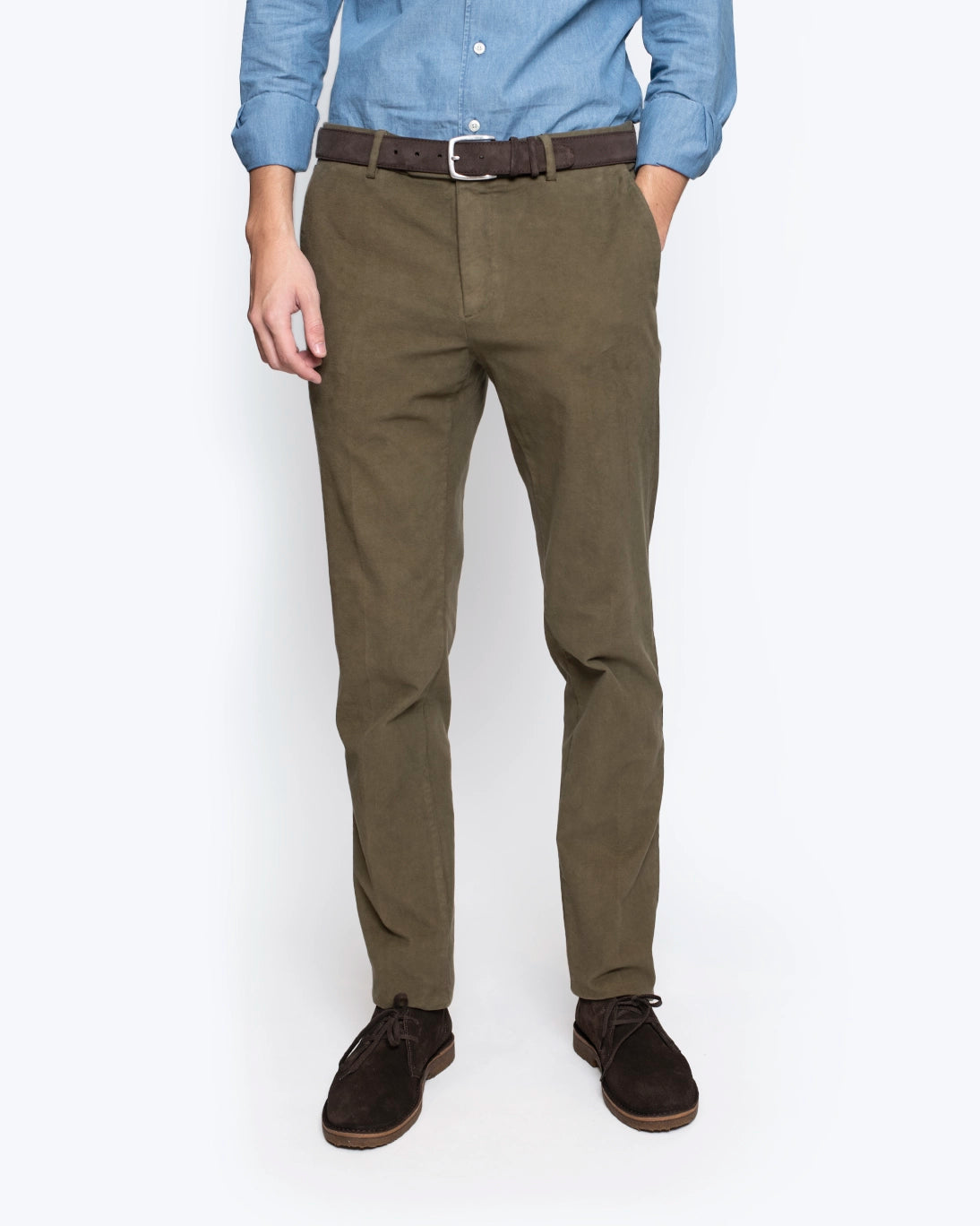 PANTALÓN CHINO VERDE FEDERICO SLIM GTA