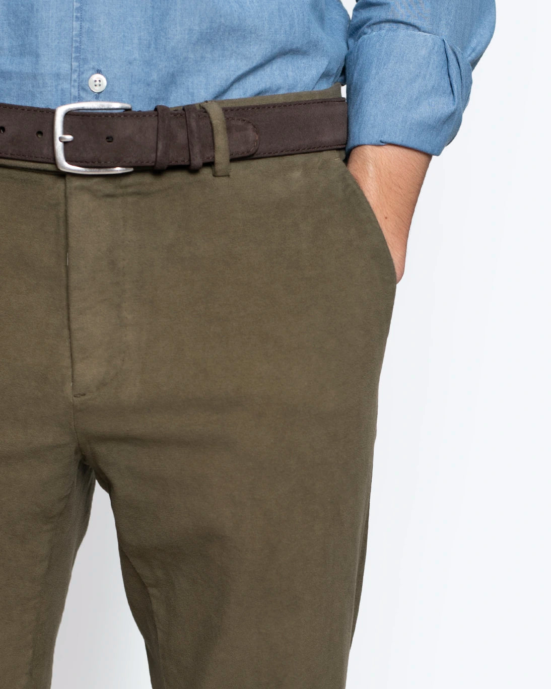 PANTALÓN CHINO VERDE FEDERICO SLIM GTA