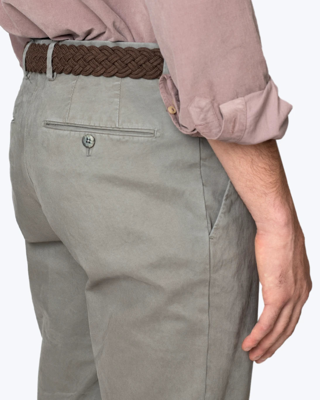 PANTALÓN CHINO GRIS CLARO FEDERICO SLIM GTA
