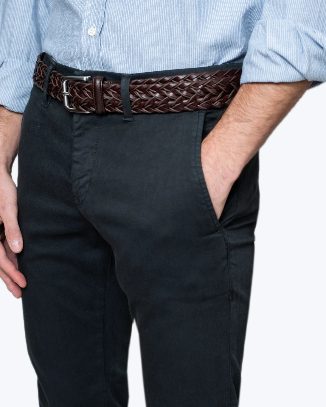 PANTALÓN CHINO DRIVER ANTRACITA MAC JEANS