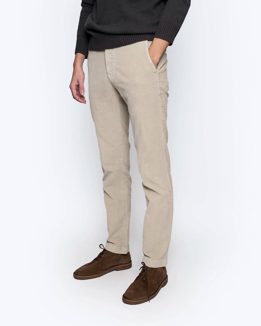 PANTALÓN CHINO DE PANA BIEGE BREUER