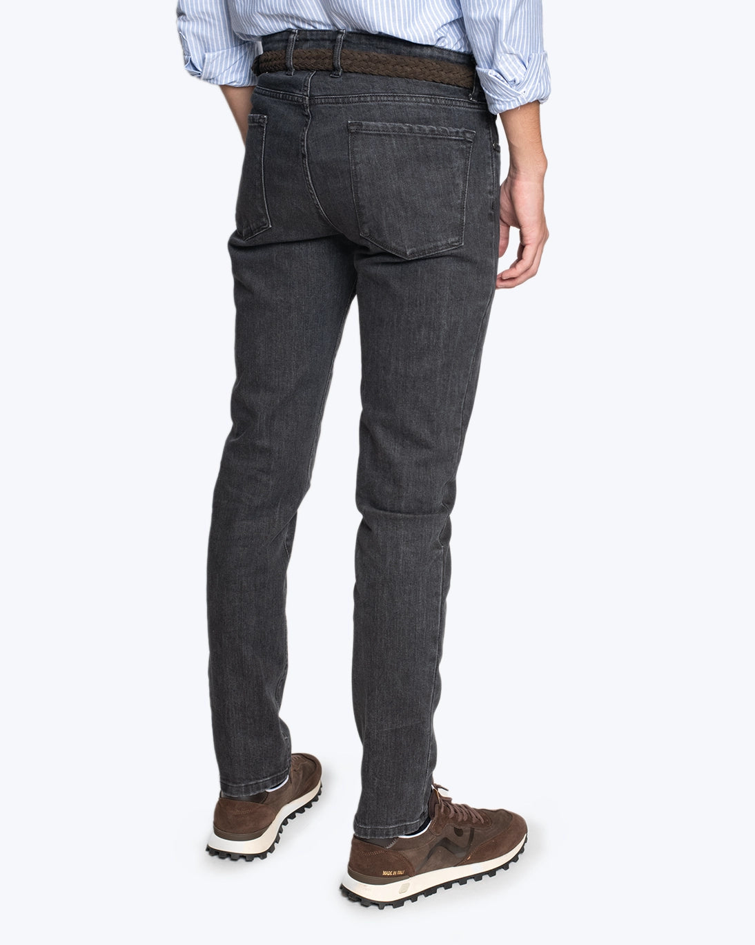 PANTALÓN VAQUERO GRIS OSCURO TWAY