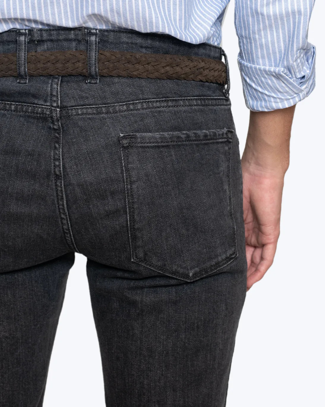 PANTALÓN VAQUERO GRIS OSCURO TWAY