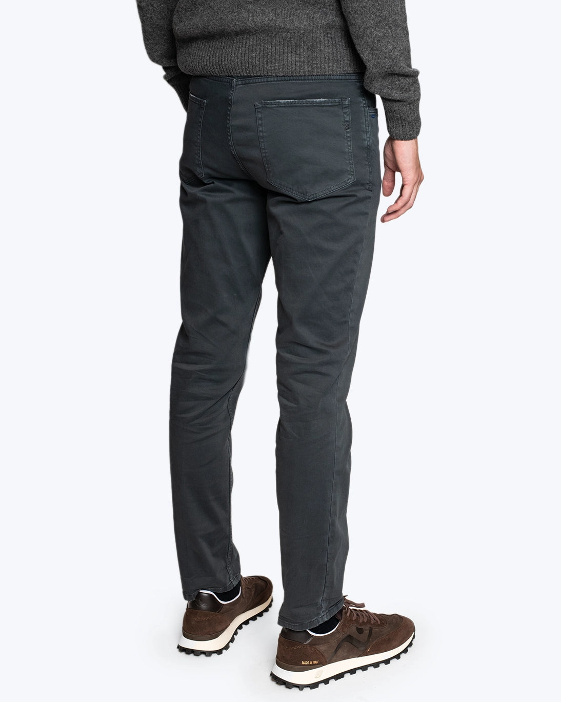 PANTALÓN 5 BOLSILLOS AZUL GRÍSACEO 40WEFT