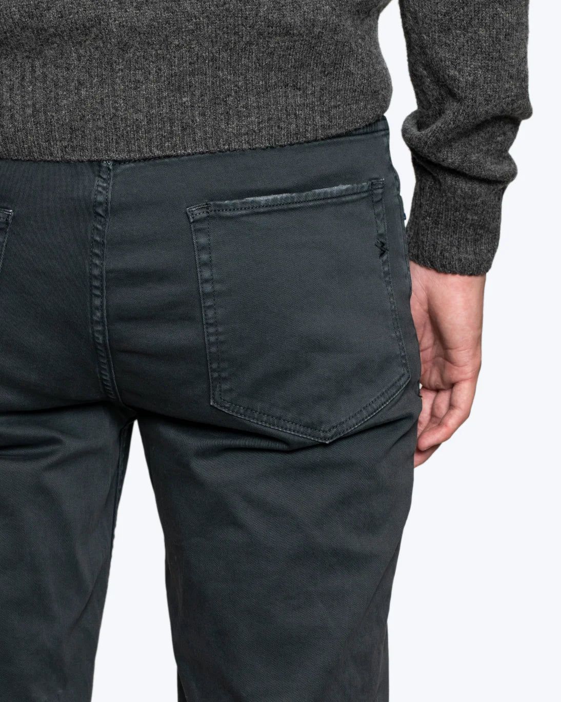 PANTALÓN 5 BOLSILLOS AZUL GRÍSACEO 40WEFT