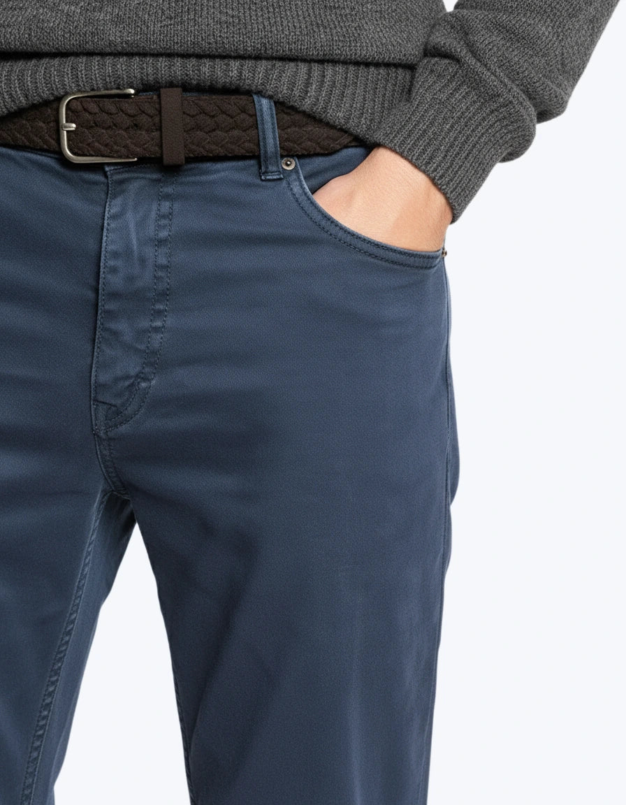 PANTALÓN 5 BOLSILLOS AZUL 40WEFT