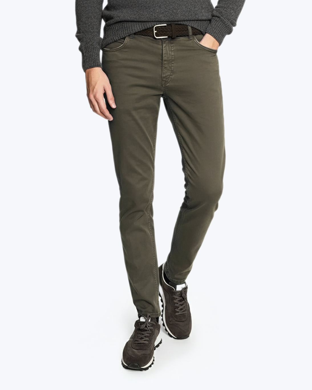 PANTALÓN 5 BOLSILLOS TOPO 40WEFT