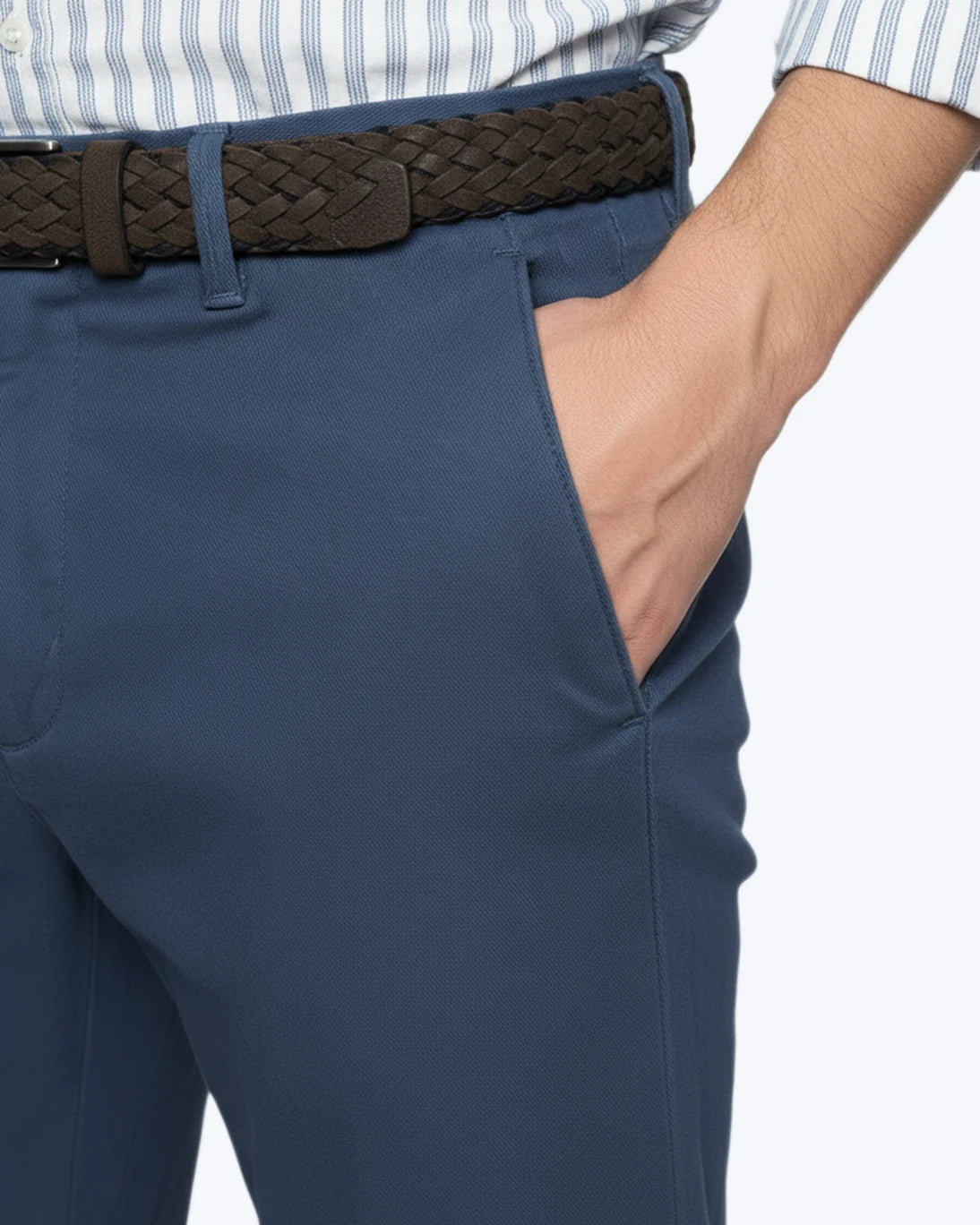 PANTALÓN CHINO AZUL 40WEFT
