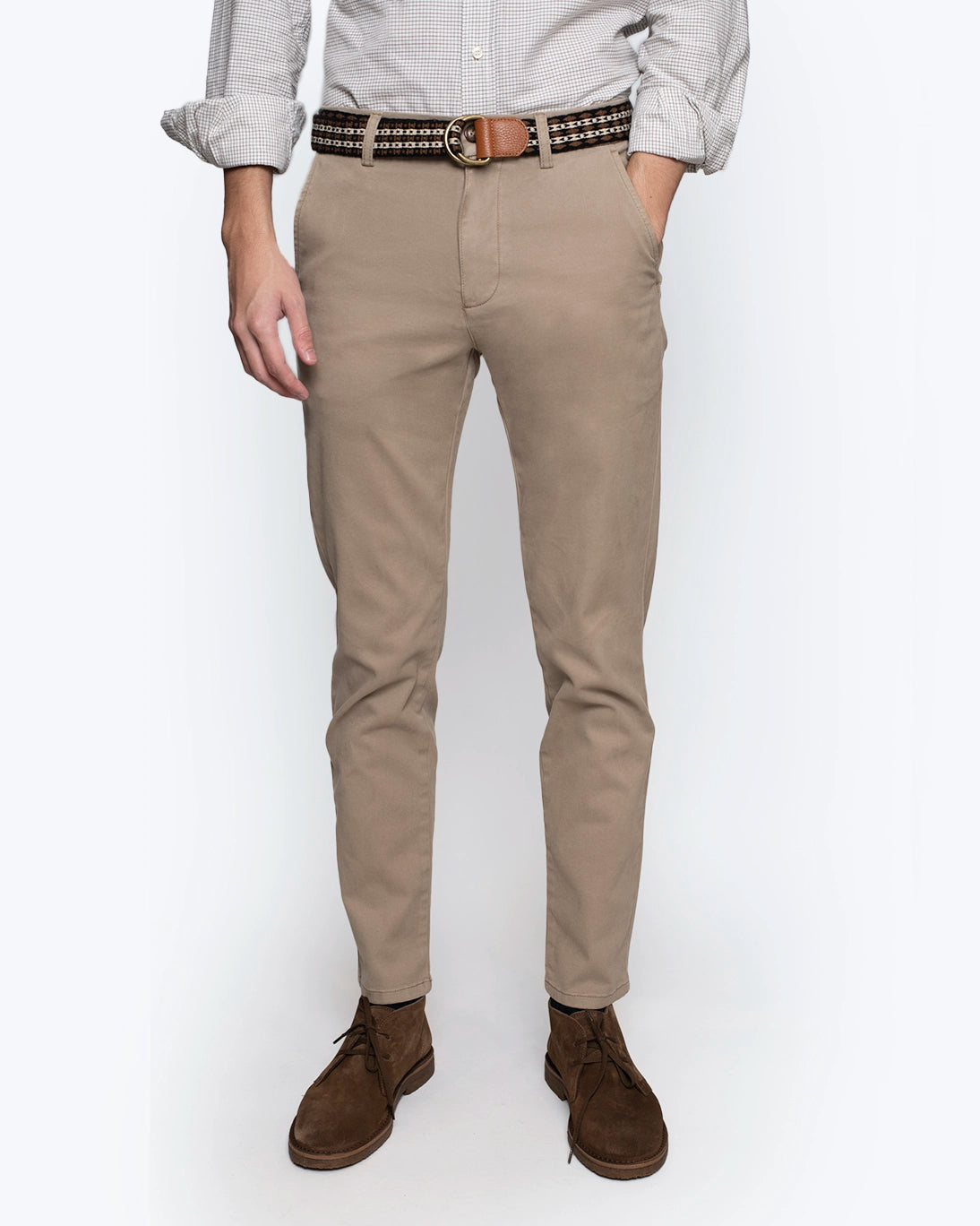 PANTALÓN CHINO SLIM DEFENDER BEIGE NORTH SAILS
