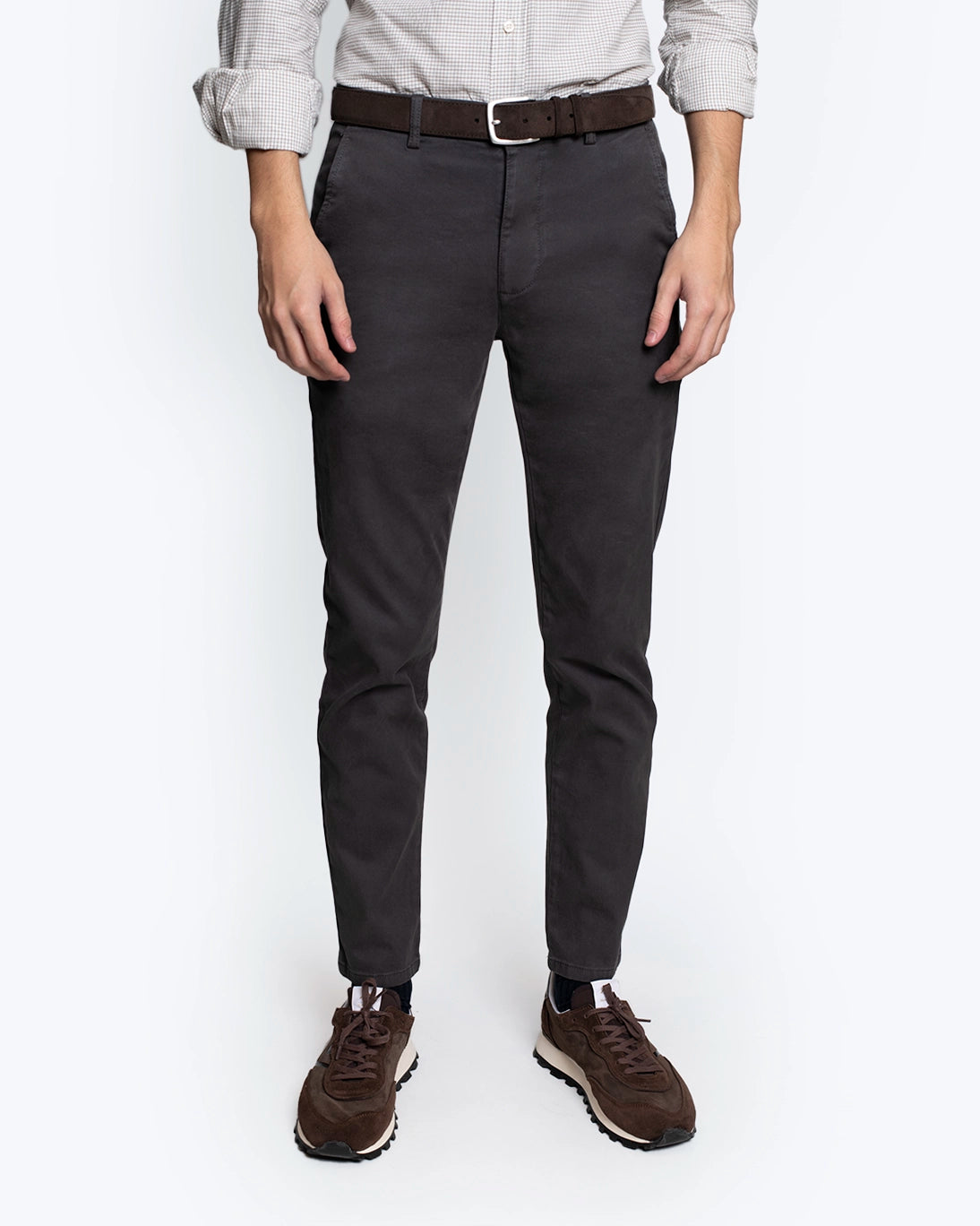 PANTALÓN CHINO SLIM DEFENDER GRIS OSCURO NORTH SAILS
