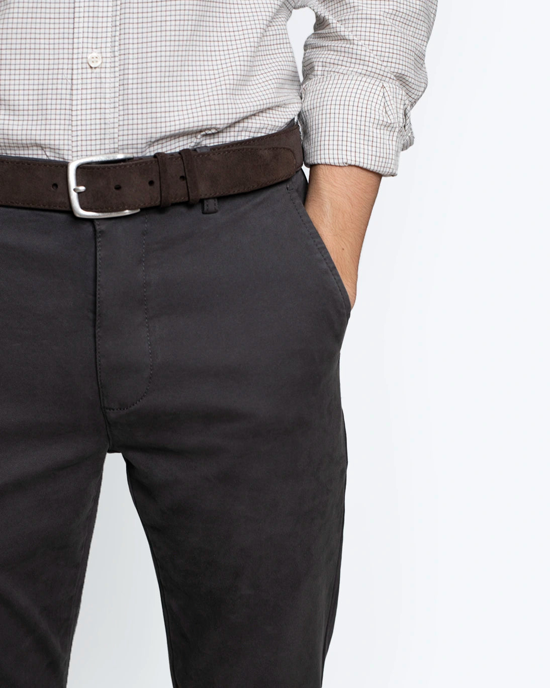 PANTALÓN CHINO SLIM DEFENDER GRIS OSCURO NORTH SAILS