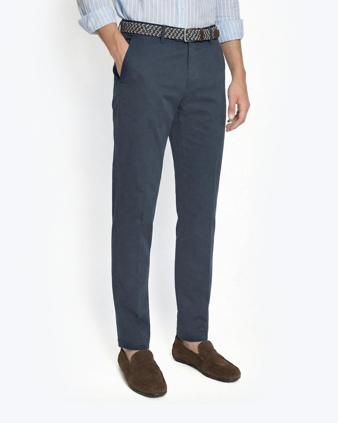 PANTALÓN CHINO AZUL TWAY