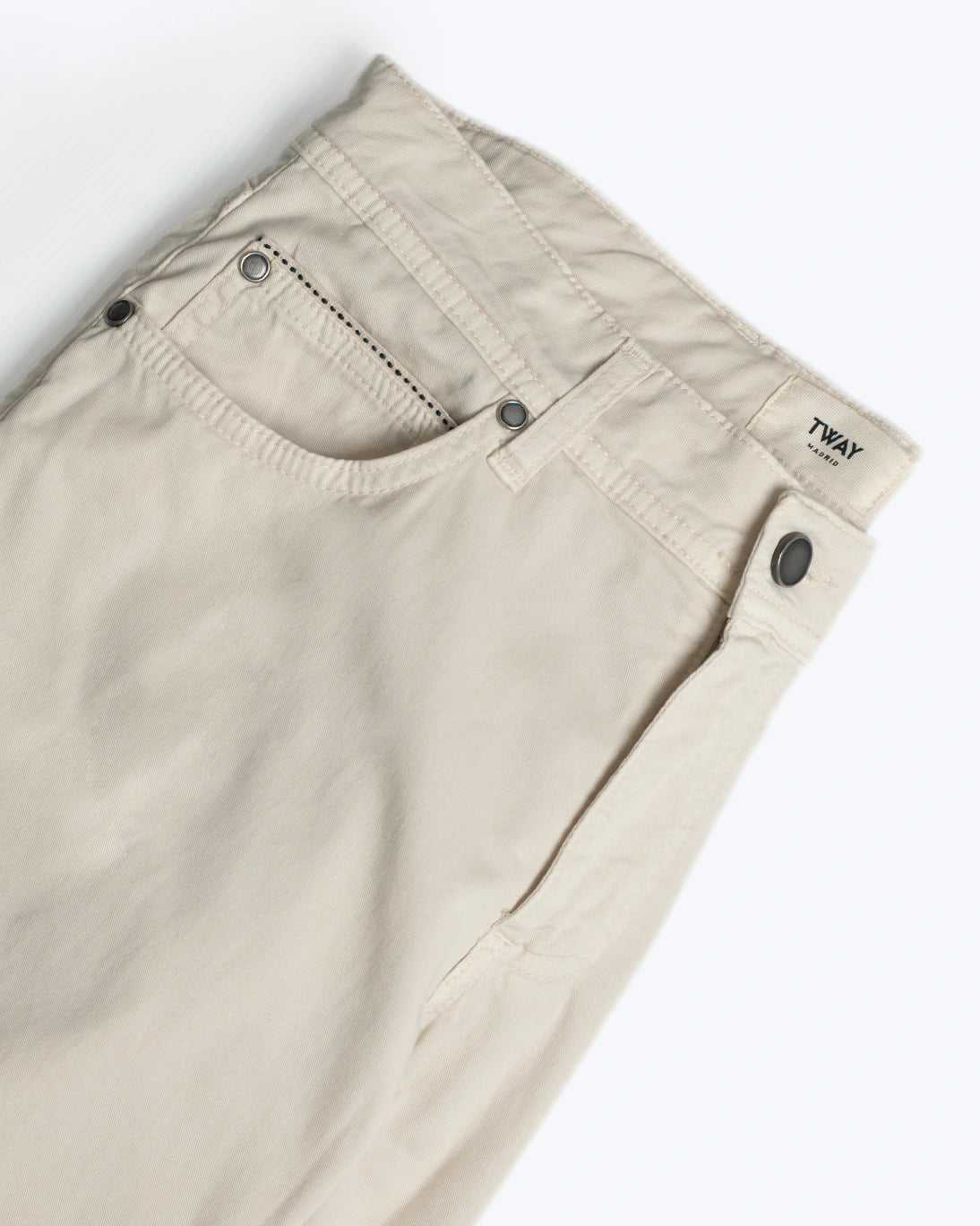 PANTALÓN DE 5 BOLSILLOS BEIGE TWAY