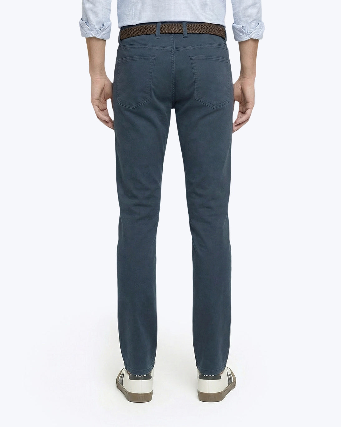 PANTALÓN DE 5 BOLSILLOS AZUL TWAY