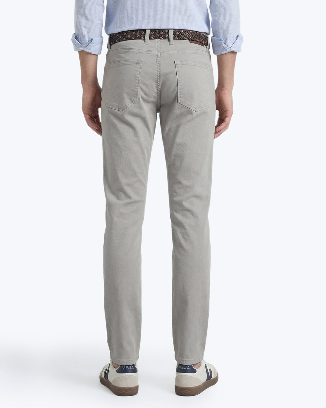 PANTALÓN DE 5 BOLSILLOS GRIS TWAY