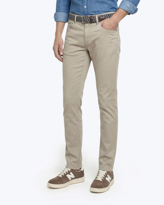 PANTALÓN 5 BOLSILLOS TOSTADO TWAY