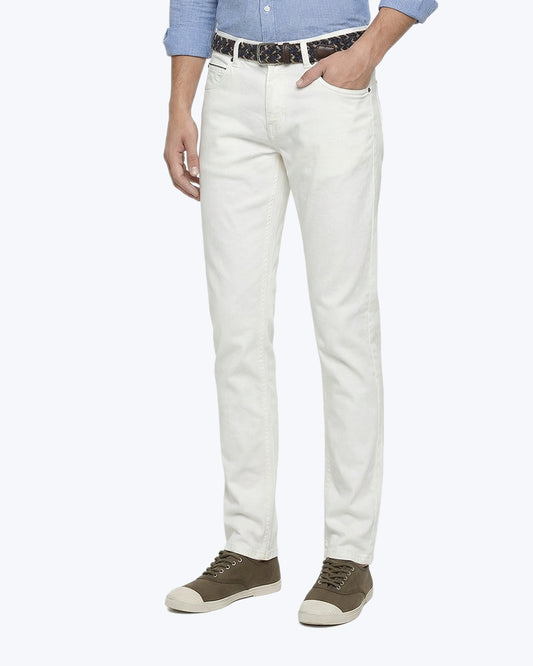 PANTALÓN DE 5 BOLSILLOS BLANCO TWAY