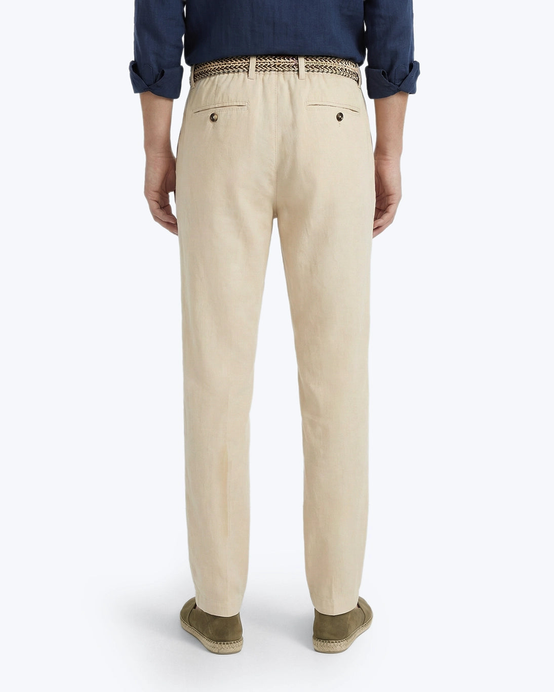 PANTALÓN CHINO DE ESPIGA BEIGE TWAY
