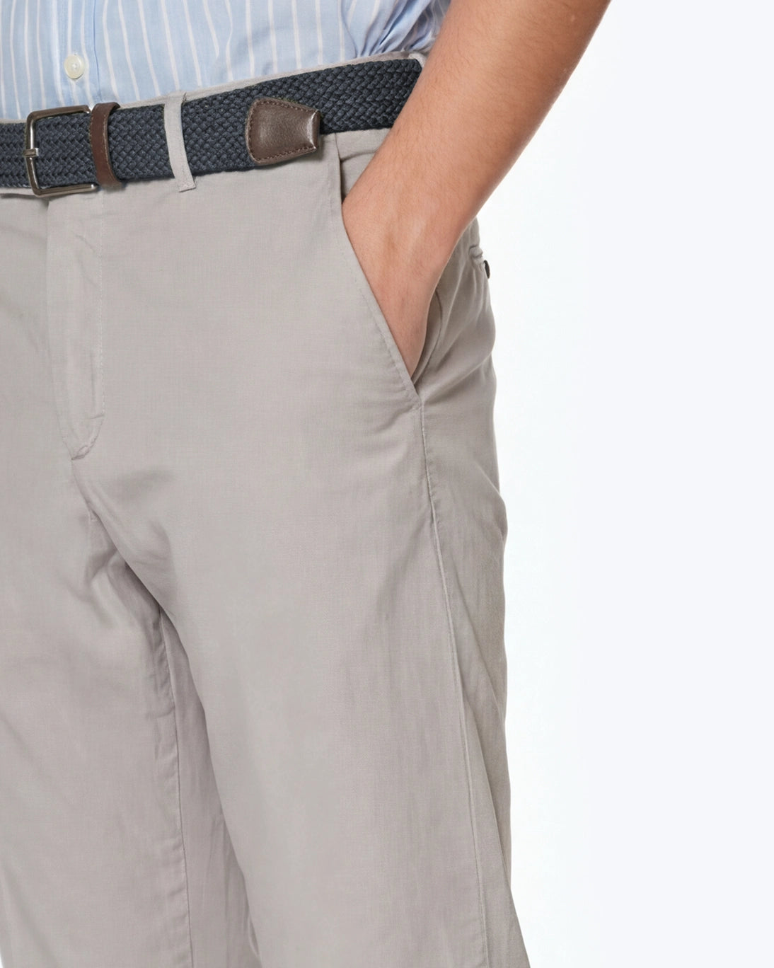 PANTALÓN CHINO GRIS CLARO FEDERICO SLIM GTA