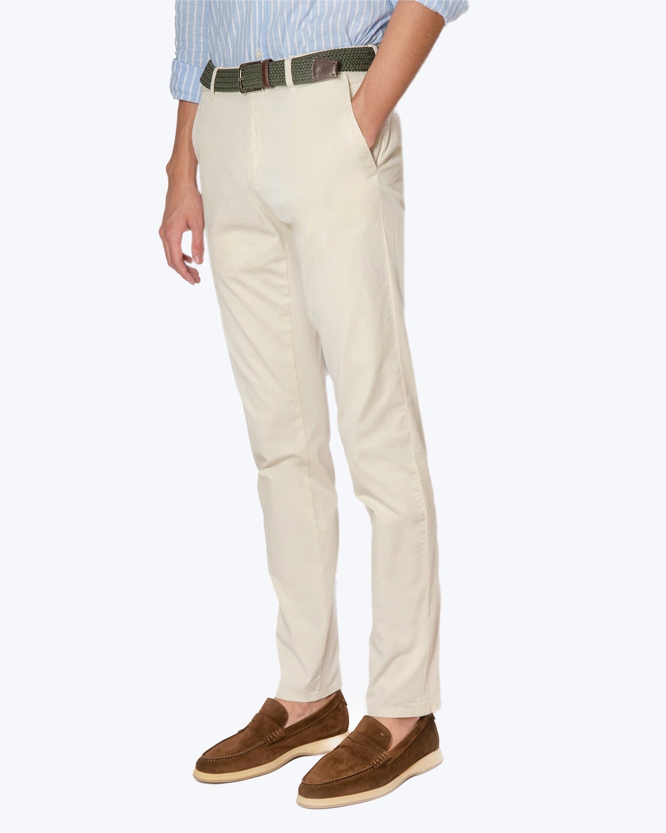 PANTALÓN CHINO CREMA FEDERICO SLIM GTA