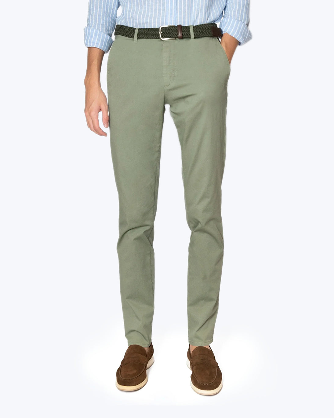 PANTALÓN CHINO VERDE CLARO FEDERICO SLIM GTA